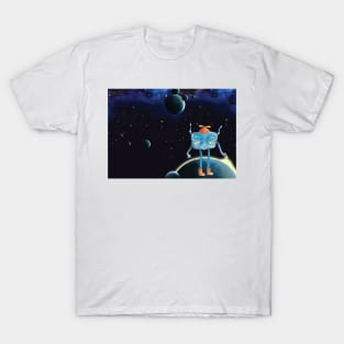 Pi the Alien Illustration T-Shirt